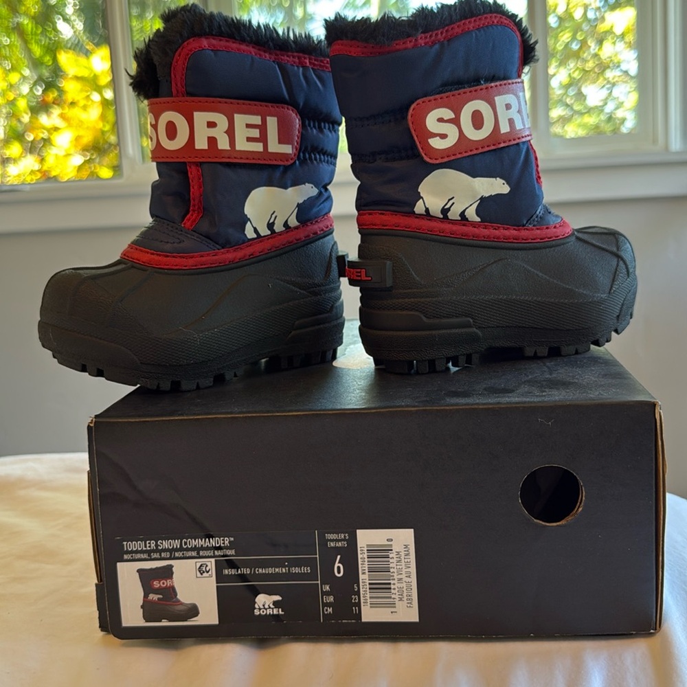 Sorel Toddler Snow Commanders size 6